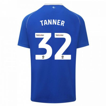 Kandiny Ženy Ollie Tanner #32 Modrá Dresy Hazai Csapatmez 2023/24 Triĭká