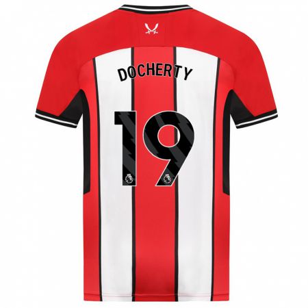 Kandiny Ženy Charley Docherty #19 Červená Dresy Hazai Csapatmez 2023/24 Triĭká