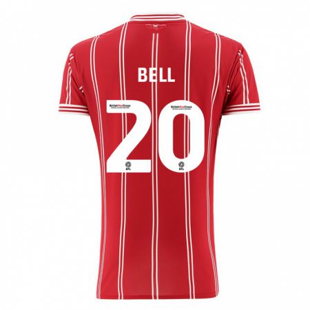 Kandiny Ženy Sam Bell #20 Červená Dresy Hazai Csapatmez 2023/24 Triĭká