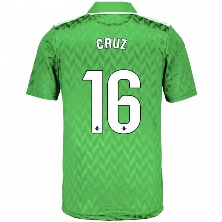 Kandiny Ženy Juan Cruz #16 Zelená Dresy Idegenbeli Csapatmez 2023/24 Triĭká