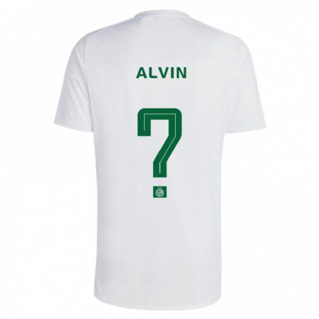 Kandiny Ženy Glenn Alvin #0 Zelená Modrá Dresy Idegenbeli Csapatmez 2023/24 Triĭká