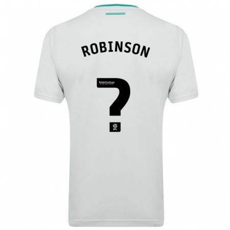 Kandiny Ženy Jay Robinson #0 Biely Dresy Idegenbeli Csapatmez 2023/24 Triĭká