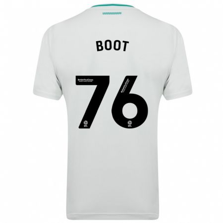 Kandiny Ženy Nathanael Boot #76 Biely Dresy Idegenbeli Csapatmez 2023/24 Triĭká