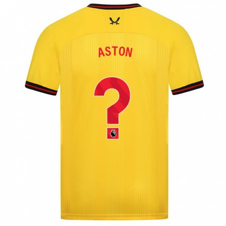 Kandiny Ženy Sam Aston #0 Žltá Dresy Idegenbeli Csapatmez 2023/24 Triĭká