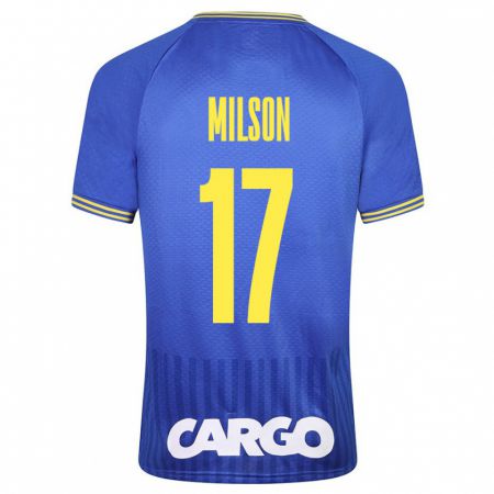 Kandiny Ženy Milson #17 Modrá Dresy Idegenbeli Csapatmez 2023/24 Triĭká