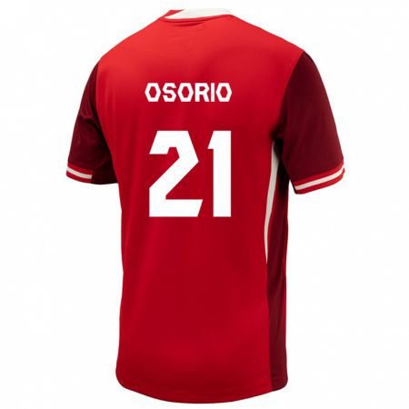 Kandiny Deti Kanada Jonathan Osorio #21 Červená Dresy Hazai Csapatmez 24-26 Triĭká