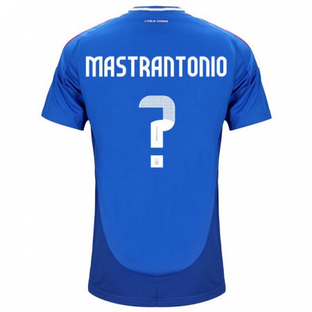 Kandiny Deti Taliansko Davide Mastrantonio #0 Modrá Dresy Hazai Csapatmez 24-26 Triĭká