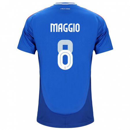 Kandiny Deti Taliansko Luca Di Maggio #8 Modrá Dresy Hazai Csapatmez 24-26 Triĭká