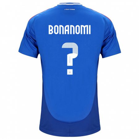 Kandiny Deti Taliansko Andrea Bonanomi #0 Modrá Dresy Hazai Csapatmez 24-26 Triĭká