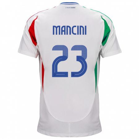 Kandiny Deti Taliansko Gianluca Mancini #23 Biely Dresy Idegenbeli Csapatmez 24-26 Triĭká