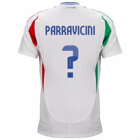 Kandiny Deti Taliansko Fabio Parravicini #0 Biely Dresy Idegenbeli Csapatmez 24-26 Triĭká
