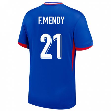 Kandiny Muži Francúzsko Ferland Mendy #21 Modrá Dresy Hazai Csapatmez 24-26 Triĭká