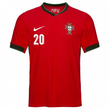 Kandiny Muži Portugalsko Joao Neves #20 Červená Dresy Hazai Csapatmez 24-26 Triĭká