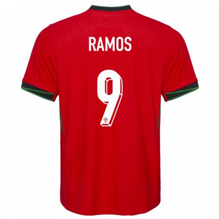 Kandiny Muži Portugalsko Goncalo Ramos #9 Červená Dresy Hazai Csapatmez 24-26 Triĭká