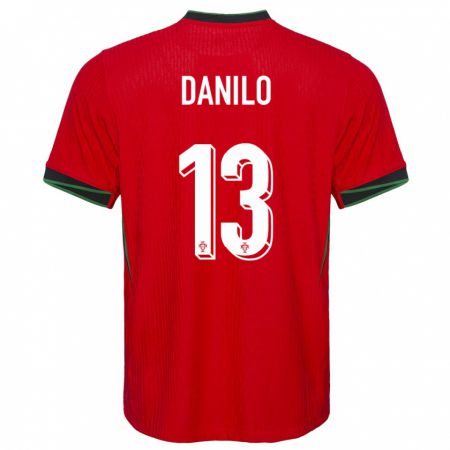 Kandiny Muži Portugalsko Danilo Pereira #13 Červená Dresy Hazai Csapatmez 24-26 Triĭká