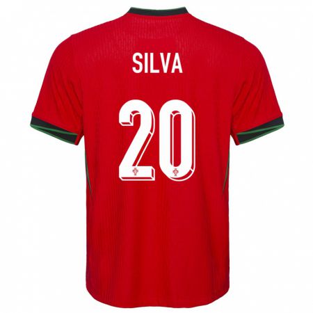 Kandiny Muži Portugalsko Fabio Silva #20 Červená Dresy Hazai Csapatmez 24-26 Triĭká
