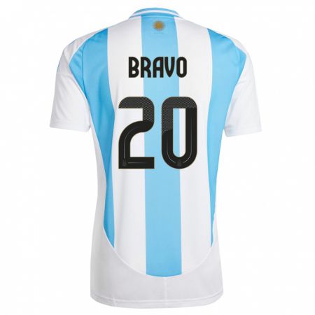 Kandiny Muži Argentína Ruth Bravo #20 Biela Modrá Dresy Hazai Csapatmez 24-26 Triĭká