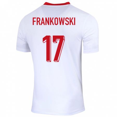 Kandiny Muži Poľsko Przemyslaw Frankowski #17 Biely Dresy Hazai Csapatmez 24-26 Triĭká
