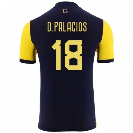 Kandiny Muži Ekvádor Diego Palacios #18 Žltá Dresy Hazai Csapatmez 24-26 Triĭká