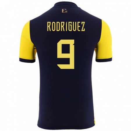 Kandiny Muži Ekvádor Ingrid Rodriguez #9 Žltá Dresy Hazai Csapatmez 24-26 Triĭká
