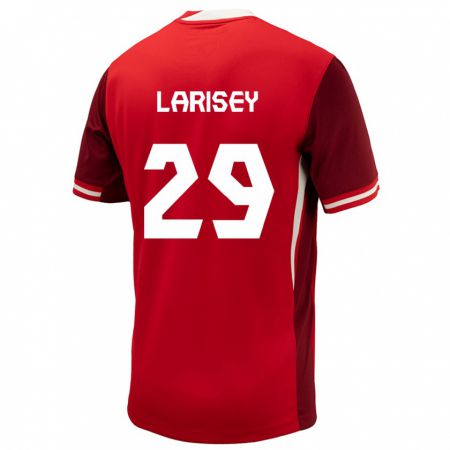 Kandiny Muži Kanada Clarissa Larisey #29 Červená Dresy Hazai Csapatmez 24-26 Triĭká