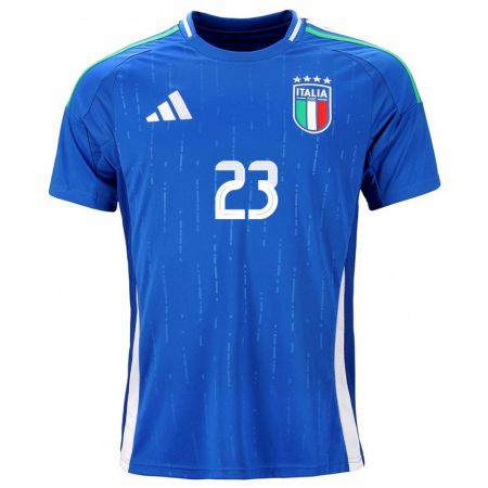 Kandiny Muži Taliansko Gianluca Mancini #23 Modrá Dresy Hazai Csapatmez 24-26 Triĭká