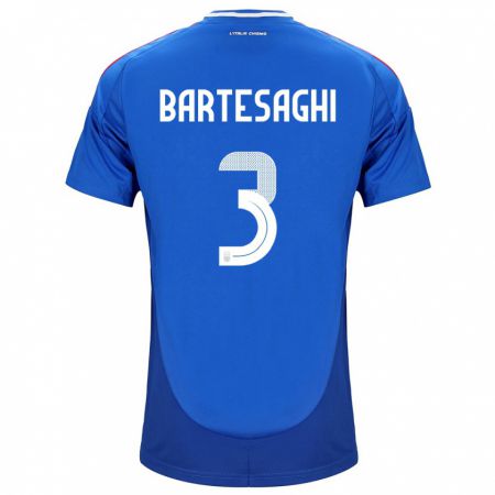 Kandiny Muži Taliansko Davide Bartesaghi #3 Modrá Dresy Hazai Csapatmez 24-26 Triĭká