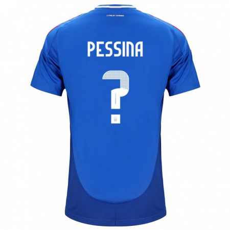 Kandiny Muži Taliansko Massimo Pessina #0 Modrá Dresy Hazai Csapatmez 24-26 Triĭká