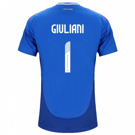 Kandiny Muži Taliansko Laura Giuliani #1 Modrá Dresy Hazai Csapatmez 24-26 Triĭká