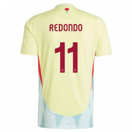Kandiny Muži Španielsko Alba Redondo #11 Žltá Dresy Idegenbeli Csapatmez 24-26 Triĭká
