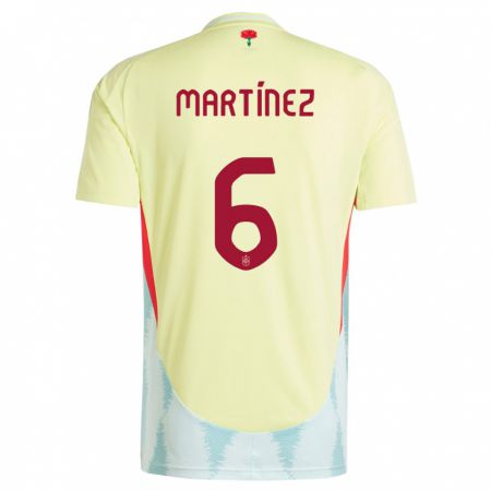 Kandiny Muži Španielsko Roger Martinez #6 Žltá Dresy Idegenbeli Csapatmez 24-26 Triĭká