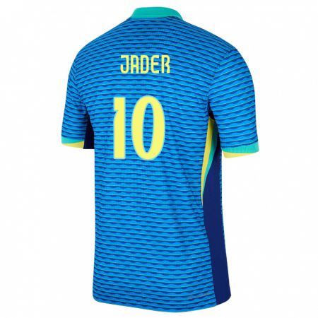 Kandiny Muži Brazília Jader #10 Modrá Dresy Idegenbeli Csapatmez 24-26 Triĭká