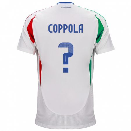 Kandiny Muži Taliansko Diego Coppola #0 Biely Dresy Idegenbeli Csapatmez 24-26 Triĭká