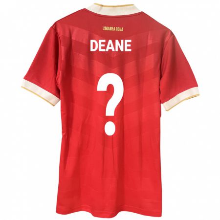 Kandiny Ženy Panama Sean Deane #0 Červená Dresy Hazai Csapatmez 24-26 Triĭká