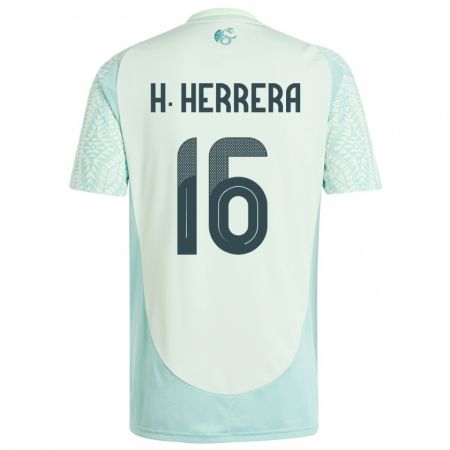Kandiny Ženy México Hector Herrera #16 Bielizeň Zelená Dresy Idegenbeli Csapatmez 24-26 Triĭká