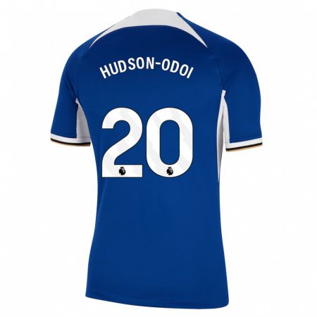 Kandiny Deti Callum Hudson-Odoi #20 Modrá Dresy Hazai Csapatmez 2023/24 Triĭká