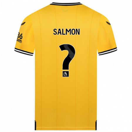 Kandiny Deti Fabian Salmon #0 Žltá Dresy Hazai Csapatmez 2023/24 Triĭká