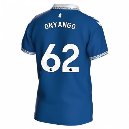 Kandiny Deti Tyler Onyango #62 Kráľovská Modrá Dresy Hazai Csapatmez 2023/24 Triĭká