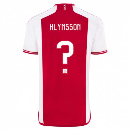 Kandiny Deti Kristian Hlynsson #0 Červená Biela Dresy Hazai Csapatmez 2023/24 Triĭká
