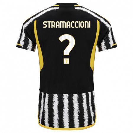Kandiny Deti Diego Stramaccioni #0 Čierna Biela Dresy Hazai Csapatmez 2023/24 Triĭká