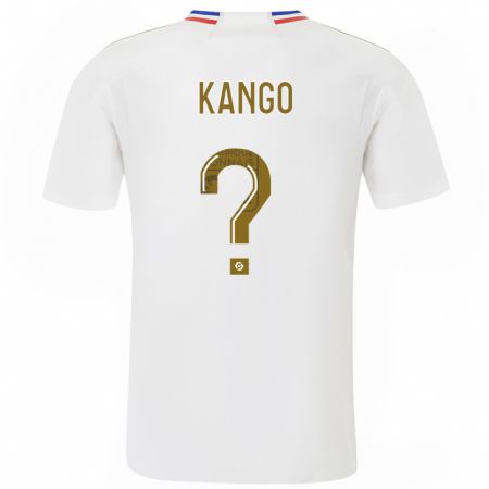 Kandiny Deti Steeve Kango #0 Biely Dresy Hazai Csapatmez 2023/24 Triĭká