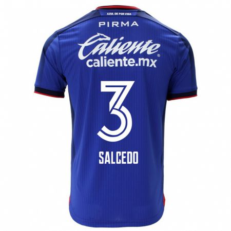 Kandiny Deti Carlos Salcedo #3 Modrá Dresy Hazai Csapatmez 2023/24 Triĭká