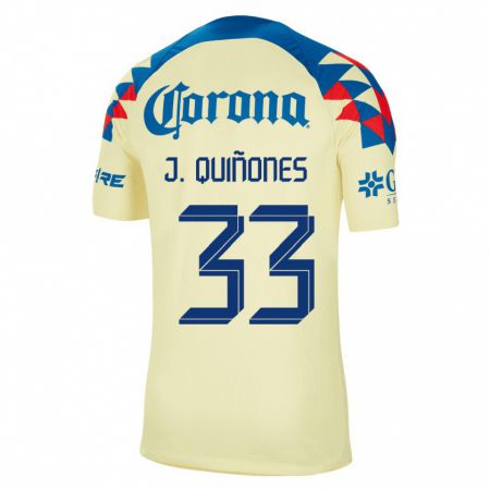 Kandiny Deti Julián Quiñones #33 Žltá Dresy Hazai Csapatmez 2023/24 Triĭká