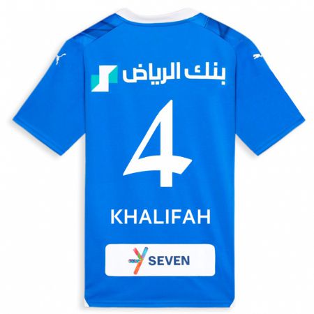 Kandiny Deti Khalifah Al-Dawsari #4 Modrá Dresy Hazai Csapatmez 2023/24 Triĭká
