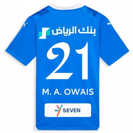 Kandiny Deti Mohammed Al-Owais #21 Modrá Dresy Hazai Csapatmez 2023/24 Triĭká