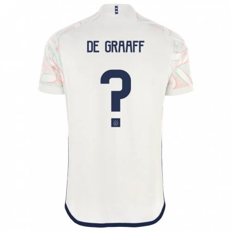 Kandiny Deti Tom De Graaff #0 Biely Dresy Idegenbeli Csapatmez 2023/24 Triĭká