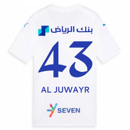 Kandiny Deti Musab Al-Juwayr #43 Biely Dresy Idegenbeli Csapatmez 2023/24 Triĭká