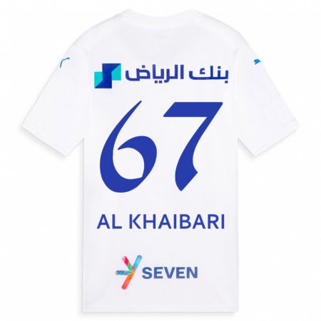 Kandiny Deti Mohammed Al-Khaibari #67 Biely Dresy Idegenbeli Csapatmez 2023/24 Triĭká
