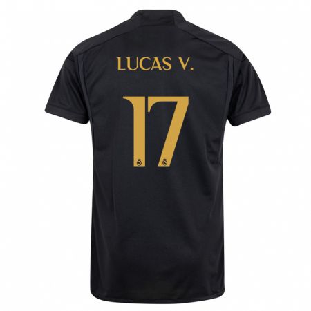 Kandiny Deti Lucas Vázquez #17 Čierna Dresy Tretia Csapatmez 2023/24 Triĭká