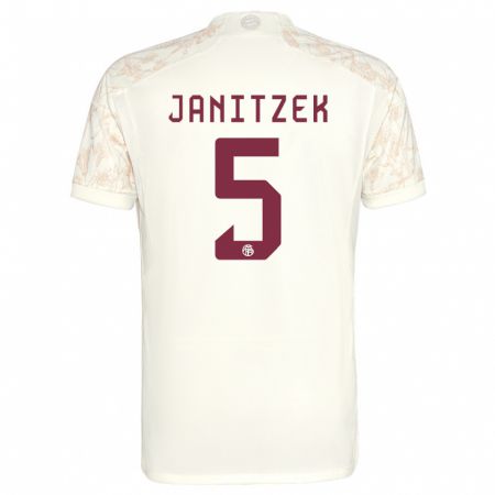 Kandiny Deti Justin Janitzek #5 Off White Dresy Tretia Csapatmez 2023/24 Triĭká